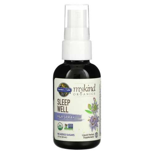 Garden of Life, MyKind Organics, 수면 보조제, R&R 스프레이, 2fl oz(58ml)