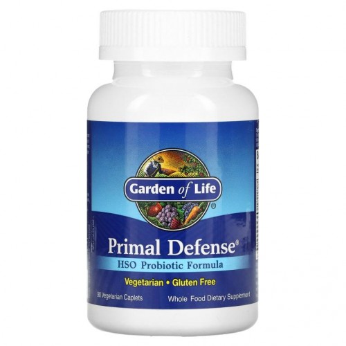 Garden of Life, Primal Defense, HSO 프로바이오틱 포뮬라, 베지 캡슐 90정