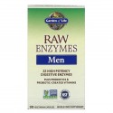 Garden of Life, RAW Enzymes, 남성용, 베지 캡슐 90정