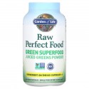 Garden of Life, RAW Perfect Food, 그린 슈퍼푸드, 야채즙 분말, 베지 캡슐 240정
