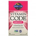 Garden of Life, Vitamin Code, RAW B-12, 베지 캡슐 30정