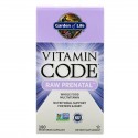 Garden of Life, Vitamin Code, Raw Prenatal, 베지 캡슐 180정
