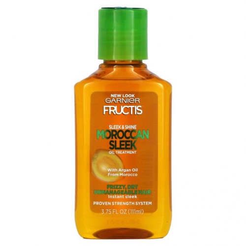Garnier, 프룩티스, 슬릭 & 샤인, 모로칸 슬릭 오일 트리트먼트, 3.75fl oz(111ml)