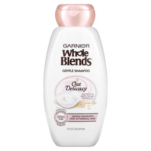 Garnier, 홀 블렌즈, 오트 델리커시 젠틀 샴푸, 12.5fl oz(370ml)