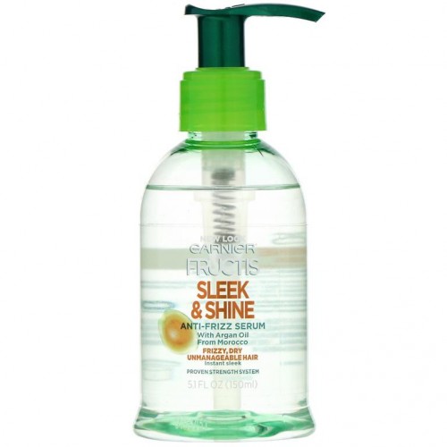 Garnier, Fructis, 슬리크 & 샤인, 부스스함 방지 세럼, 150ml(5.1oz)