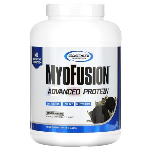 Gaspari Nutrition, 마요퓨전, 고품질 단백질, 쿠키 & 크림, 4 lbs (1814 g)