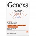 Genexa, Cold Crush, 감기 & 기침, 유기농 아사이 베리 향, 츄어블정 60정