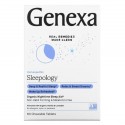 Genexa, Sleepology, 유기농 야간 수면 보조제, 바닐라 라벤더, 츄어블 60정