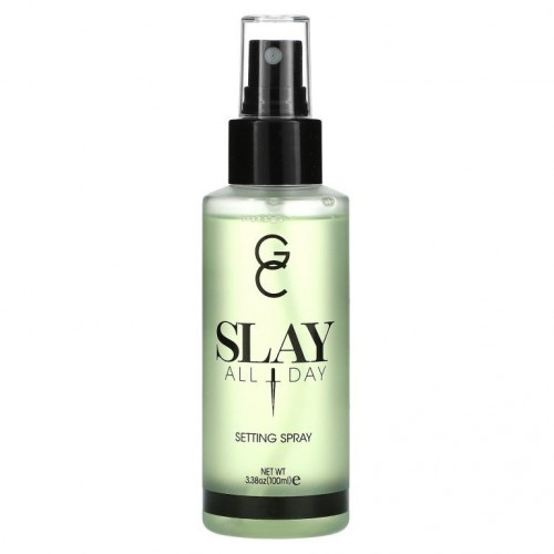 Gerard Cosmetics, Slay All Day, 고정 스프레이, 녹차, 100ml(3.38oz)