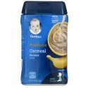 Gerber, 프로바이오틱 오트밀 시리얼, 바나나, 227g(8oz)