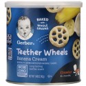 Gerber, 티더 휠스, 8개월 이상, 바나나 크림, 42g(1.48oz)