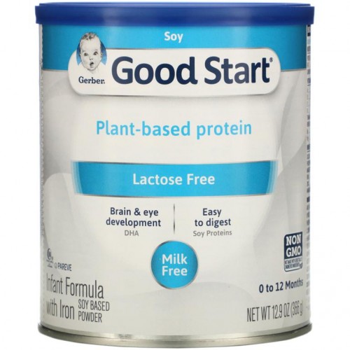 Gerber, Good Start, 대두 기반 분말 철분 함유 유아용 포뮬러, 0~12개월, 366g(12.9oz)