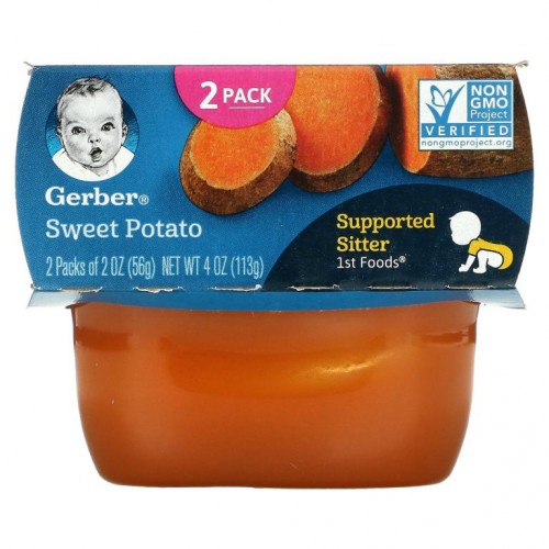 Gerber, Sweet Potato, 2 Pack, 2 oz (56 g) Each