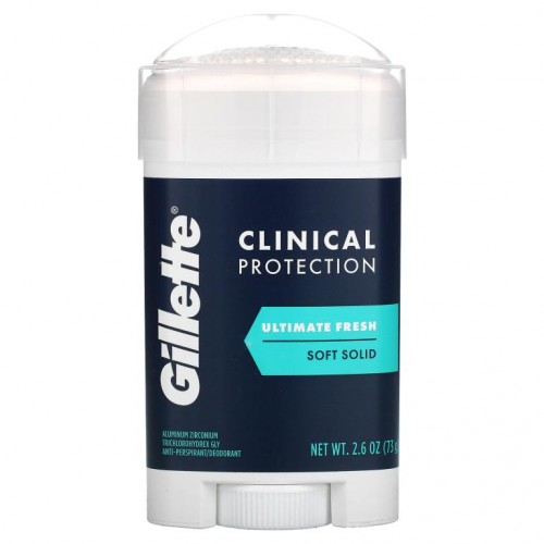 Gillette, Soft Solid Deodorant, Ultimate Fresh, 2.6 oz (73 g)