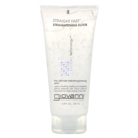 Giovanni, 스트레이트 패스트, 스트레이트닝 엘릭서, 6.8 온즈 (200 ml)