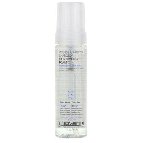 Giovanni, Mousse Air-Turbo Charged, 헤어 스타일링 폼, 207ml(7fl oz)