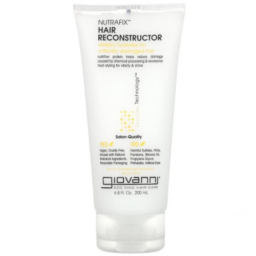 Giovanni, Nutrafix 헤어 리컨스트럭터, 극손상 모발용, 200ml(6.8fl oz)