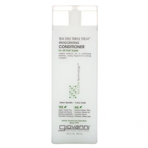 Giovanni, Tea Tree Triple Treat, 인비고레이팅 컨디셔너, 모든 모발용, 250ml(8.5fl oz)