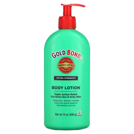 Gold Bond, 바디 로션, 트리플 액션 릴리프, 엑스트라 스트렝스, 396g(14oz)