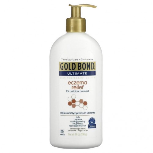 Gold Bond, 얼티밋, 피부 보호 로션, 습진 완화, 396g(14oz)