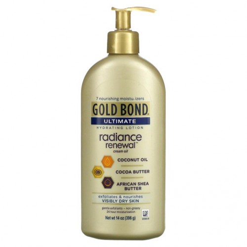 Gold Bond, 얼티밋 래디언스 리뉴얼 하이드레이팅 로션, 396g(14oz)