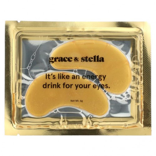 Grace & Stella, 안티 링클 & 에너자이징 아이 마스크, 24쌍, 각 6g