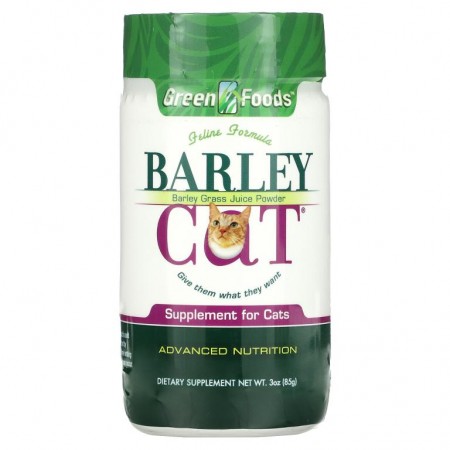 Green Foods, Barley Cat, 보리순즙 분말, 85g(3oz)
