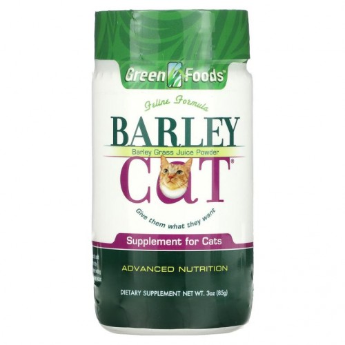 Green Foods, Barley Cat, 보리순즙 분말, 85g(3oz)