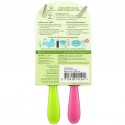Green Sprouts, Feeding Spoons, 6-12 Months, Pink, 2 Pack