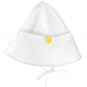 Green Sprouts, Sun Protection Hat, 0-6 Months, White, 1 Count