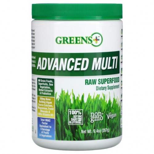 Greens Plus, 어드밴스드 멀티 로우 슈퍼푸드, 267g(9.4oz)