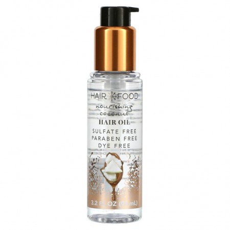 Hair Food, Nourishing Coconut Hair Oil, 3.2 fl oz (95 ml)