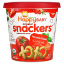 Happy Family Organics, 유기농 Snackers, 토마토 & 바질, 42.5g(1.5oz)