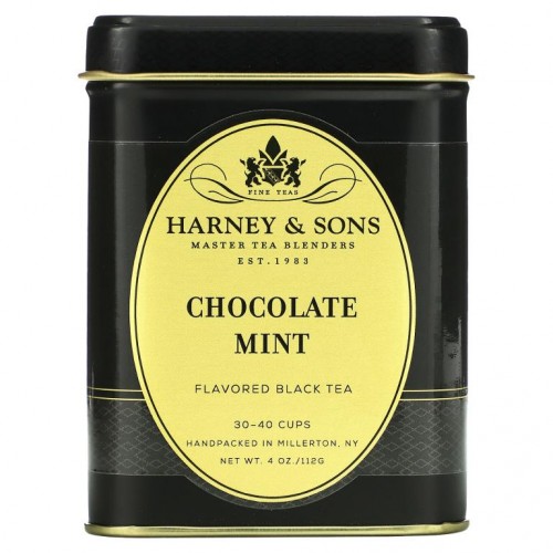 Harney & Sons, 홍차, 민트 초콜릿, 112g(4oz)