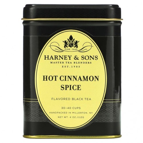 Harney & Sons, 홍차, 핫 시나몬 스파이스, 112g(4oz)