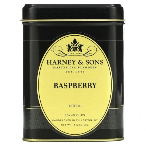 Harney & Sons, 라즈베리 허브티, 카페인 무함유, 112g(4oz)