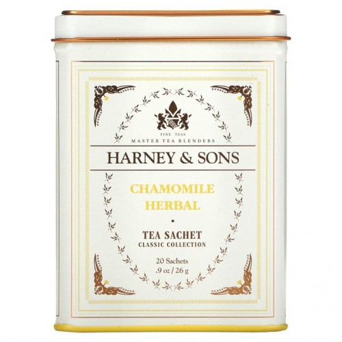 Harney & Sons, 파인 티, 캐모마일 허브, 티백 20개입, 26g(0.9oz)