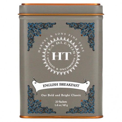 Harney & Sons, HT 티 블렌드, 잉글리쉬 브렉퍼스트, 티백 20개, 40g(1.4oz)
