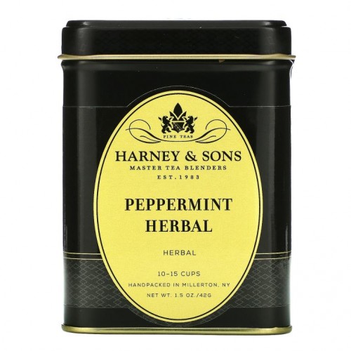 Harney & Sons, Peppermint Herbal Tea, 1.5 oz (42 g)