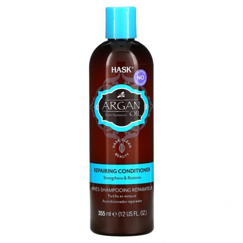 Hask Beauty, Argan Oil from Morocco, Repairing Conditioner, 12 fl oz (355 ml)