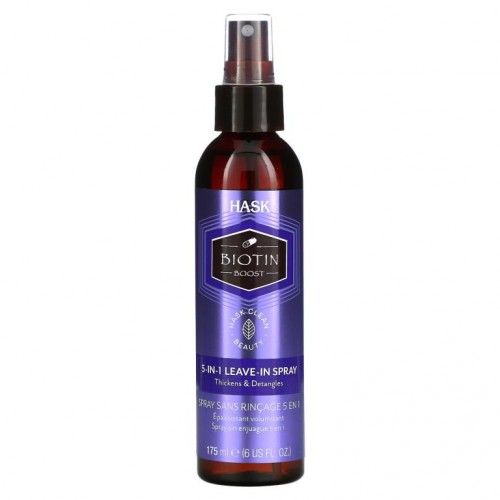 Hask Beauty, Biotin Boost, 5-In-1 Leave-In Spray, 6 fl oz (175 ml)