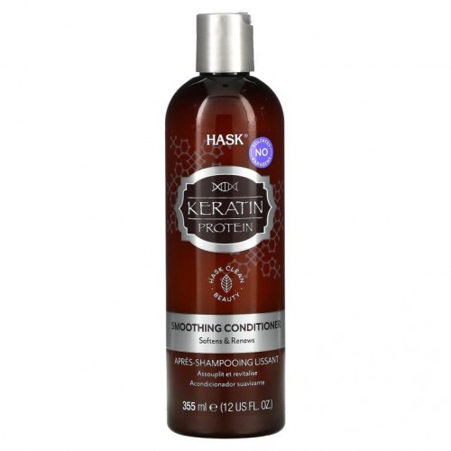 Hask Beauty, Keratin Protein, Smoothing Conditioner, 12 fl oz (355 ml)