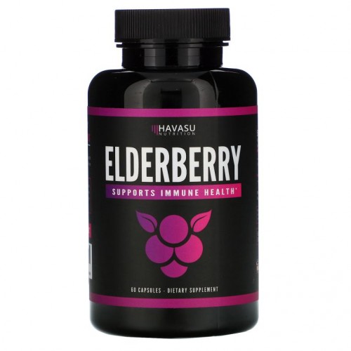 Havasu Nutrition, 엘더베리, 캡슐 60정
