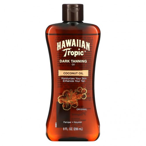 Hawaiian Tropic, 다크 태닝 오일, 오리지널, 8fl oz(236ml)