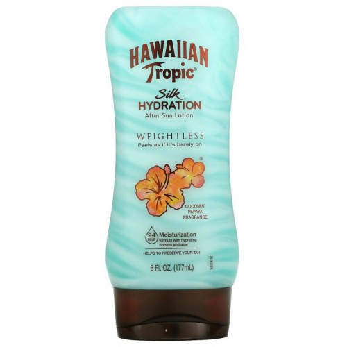 Hawaiian Tropic, Silk Hydration Weightless After Sun Lotion, 6 fl oz (177 ml)