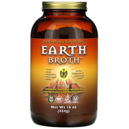 HealthForce Superfoods, Earth Broth, 버전 5, 454g(16oz)