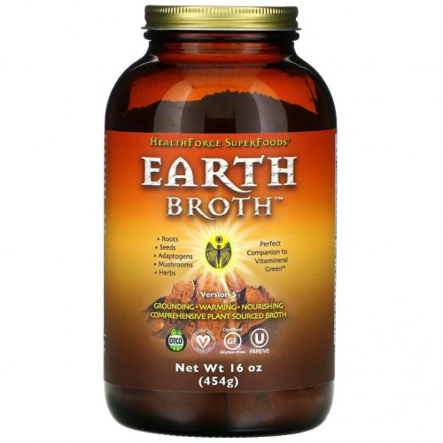 HealthForce Superfoods, Earth Broth, 버전 5, 454g(16oz)