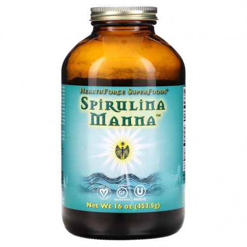 HealthForce Superfoods, Spirulina Manna, 453.5g(16oz)