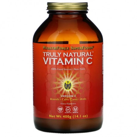 HealthForce Superfoods, Truly Natural 비타민C, 400g(14.1oz)