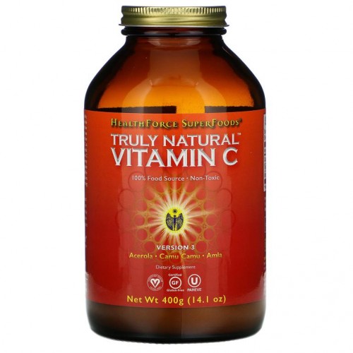 HealthForce Superfoods, Truly Natural 비타민C, 400g(14.1oz)